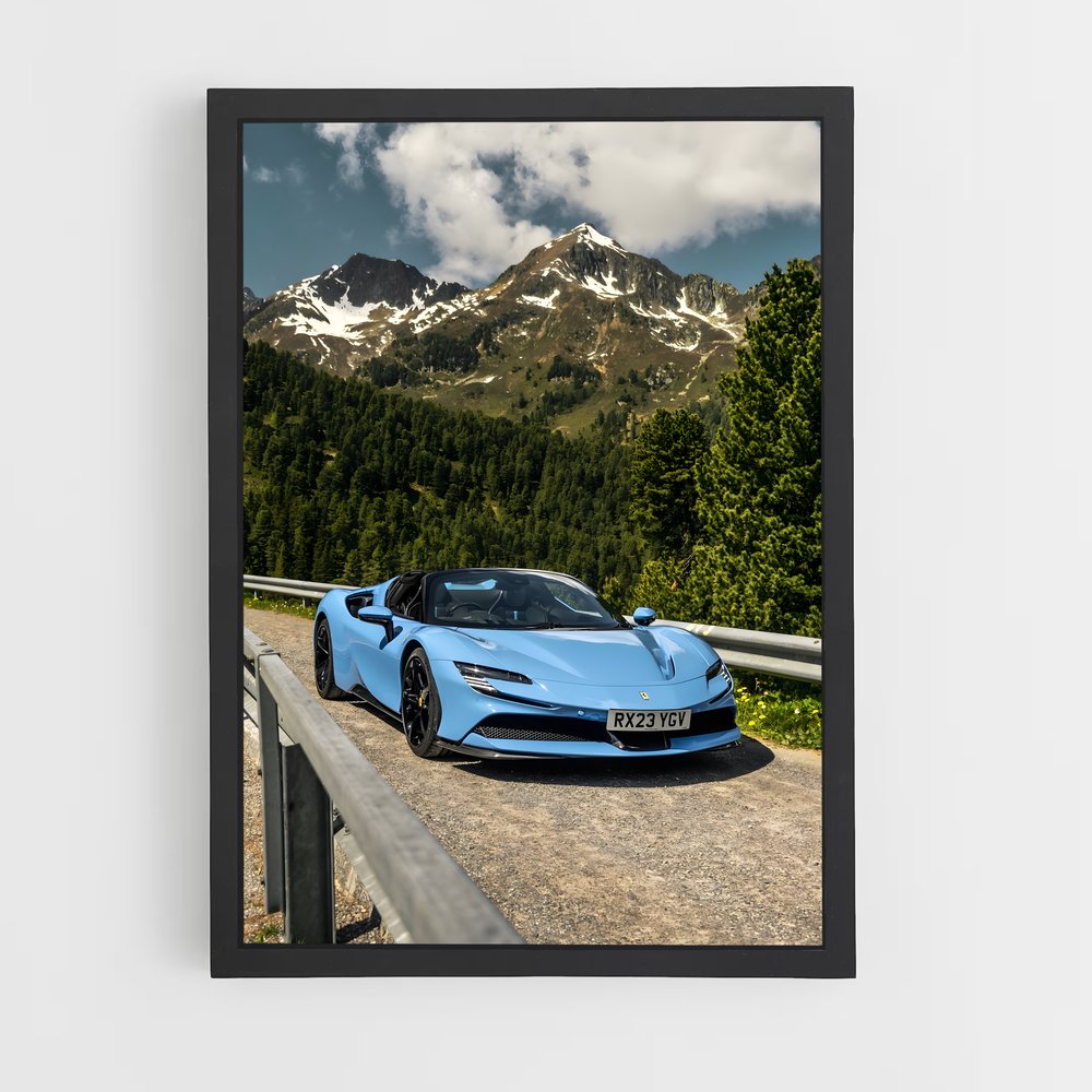 Poster spider beauté brutale – affiche Ferrari (vue 2)
